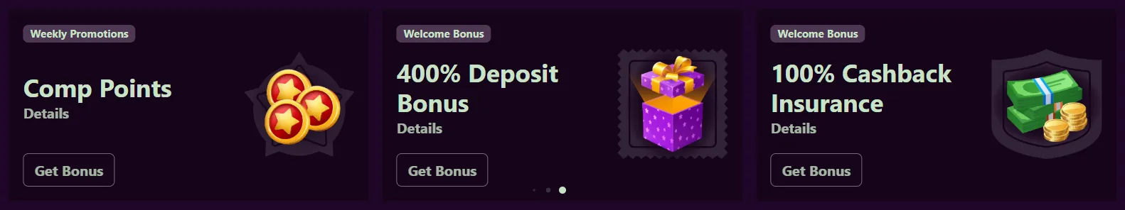 Avantgarde Casino bonuses and promotions